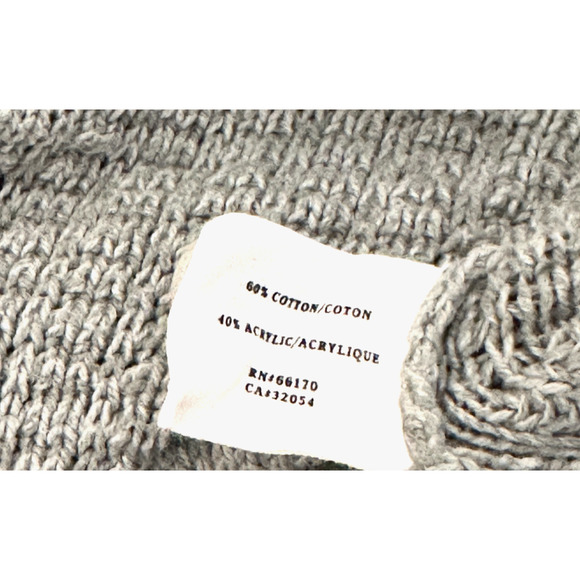 Sparrow Anthropologie Gray Button 3/4 Sleeve Cardigan Small Boho Cottagecore - Picture 8 of 8